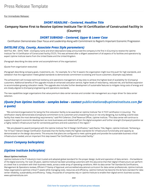 press-release-template